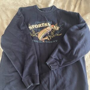 Navy Crewneck Sweater